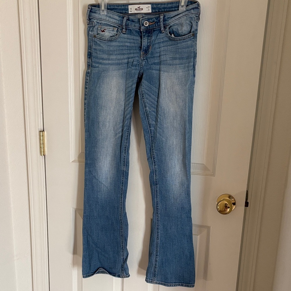 Hollister Light Blue Women's Boot Cut Jeans
